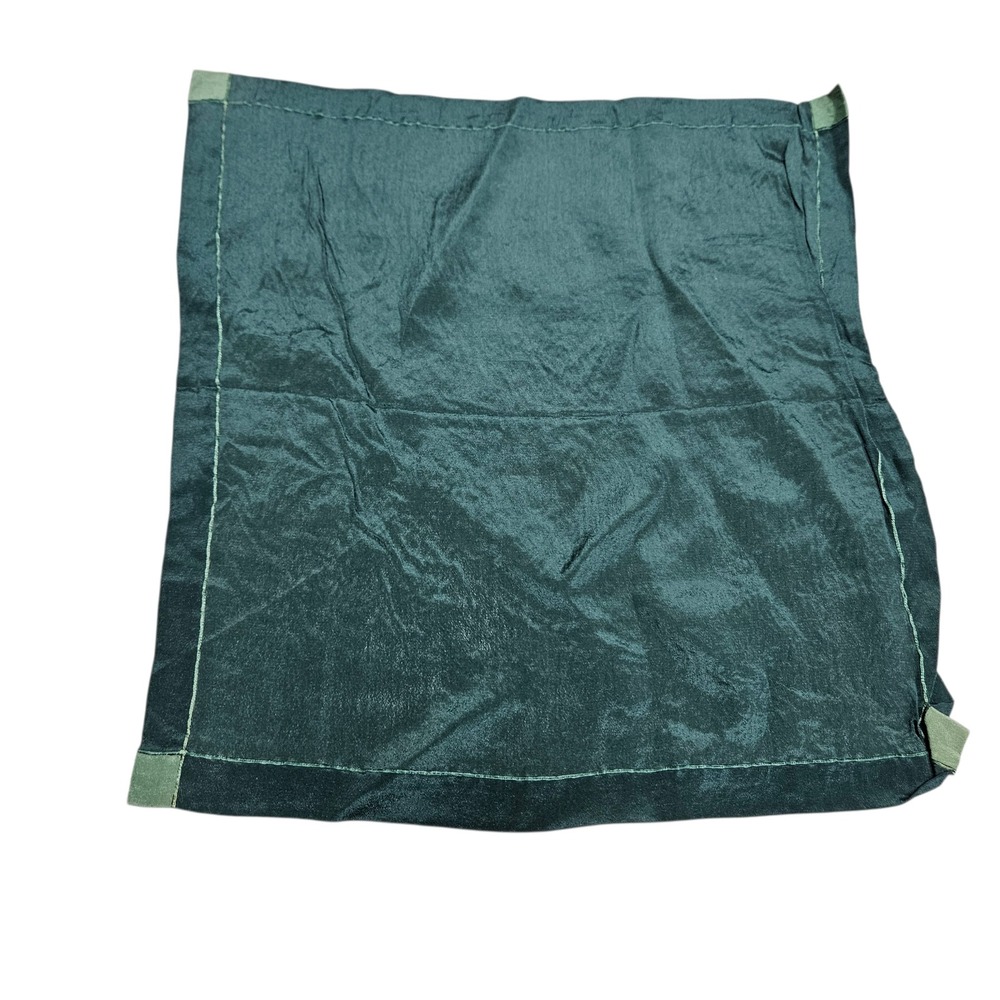 Vintage 60s 70s Green Hankerchief Unisex Emerald Square‎ St. Patrick's Day